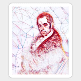 Washington Irving Portrait | Washington Irving line art Magnet